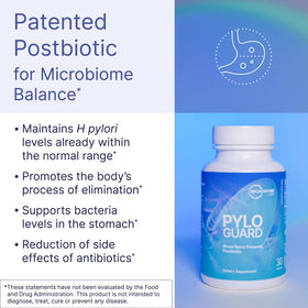 Capsule de PyloGuard de Microbiome Labs sur fond blanc