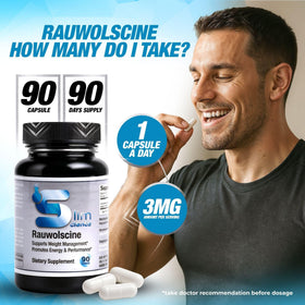 Capsule de Rauwolscine Yohimbine HCL de Slim Science