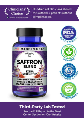 Capsule de safran Lunakai avec dosage de 88,5mg