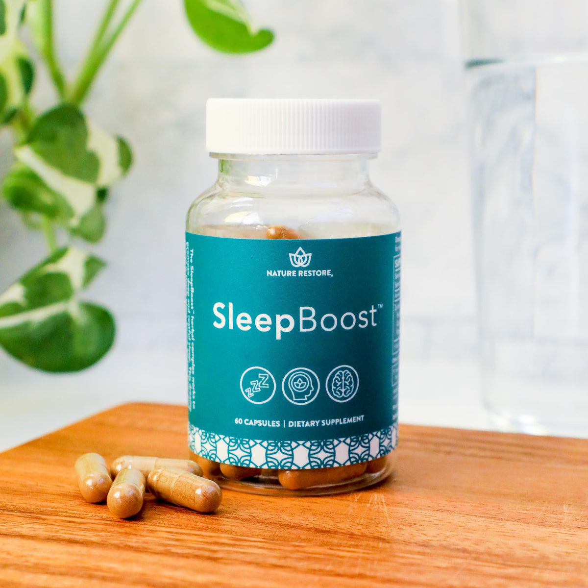 Capsule de SleepBoost™ Nature Restore en gros plan