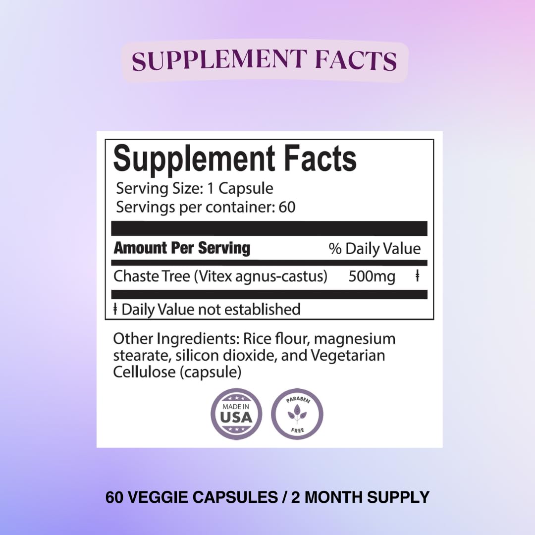 Capsule de Vitex Chasteberry BIOLABS PRO sur une cuillère