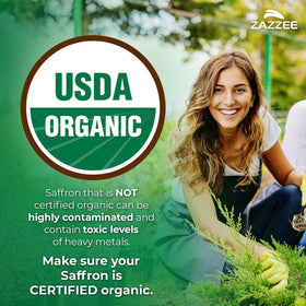 Capsule de Zazzee Extrait de Safran Bio 88,5 mg