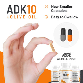 Capsule du complément alimentaire ADK 10 d'ALPHA RISE