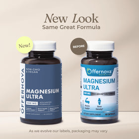 Capsule Offernova Magnesium Ultra en gros plan