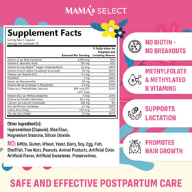 Capsule vegan de vitamine postnatale Mama's Select