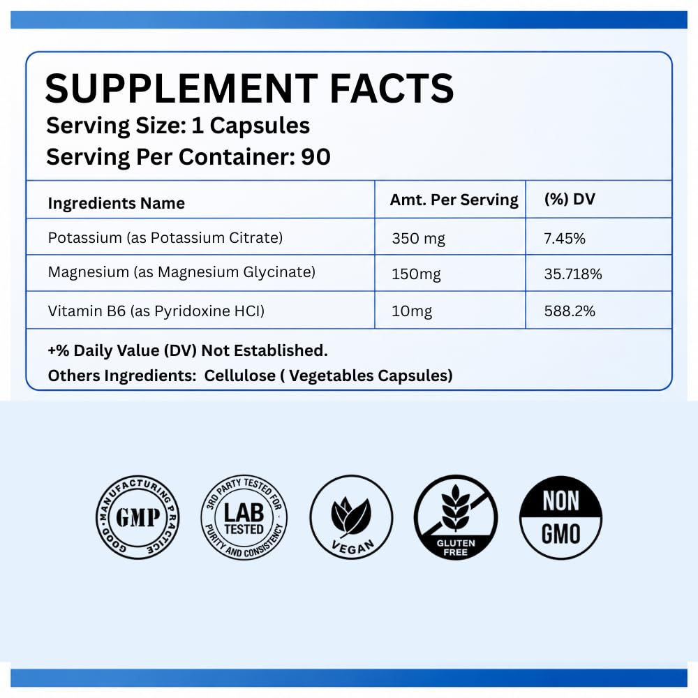 Capsule végétale NUTRINIC WELLNESS Citrate de Potassium sur une table