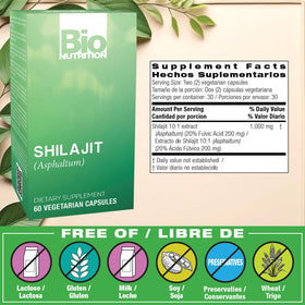 Capsule végétarienne Bio Nutrition Shilajit