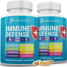 Capsules 8 en 1 de JB Wellness Co en boîte