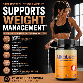 Capsules Alkalean MJO sur fond blanc