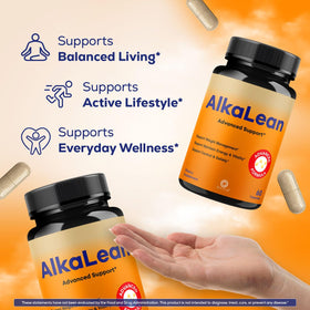 Capsules Alkalean OVICIA sur une table en bois