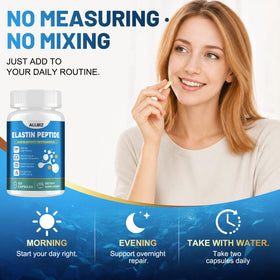 Capsules ALLBIZ Elastine Peptides en gros plan