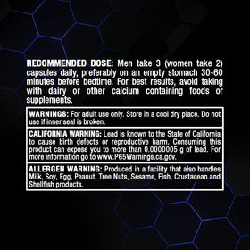 Capsules ALLMAX ZMX2 avec bouteille ouverte