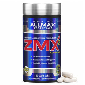 Capsules ALLMAX ZMX2 Zinc Magnésium Vitamine B6 vue de face