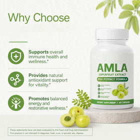 Capsules Amla Bio Alevia avec fruits d’amla