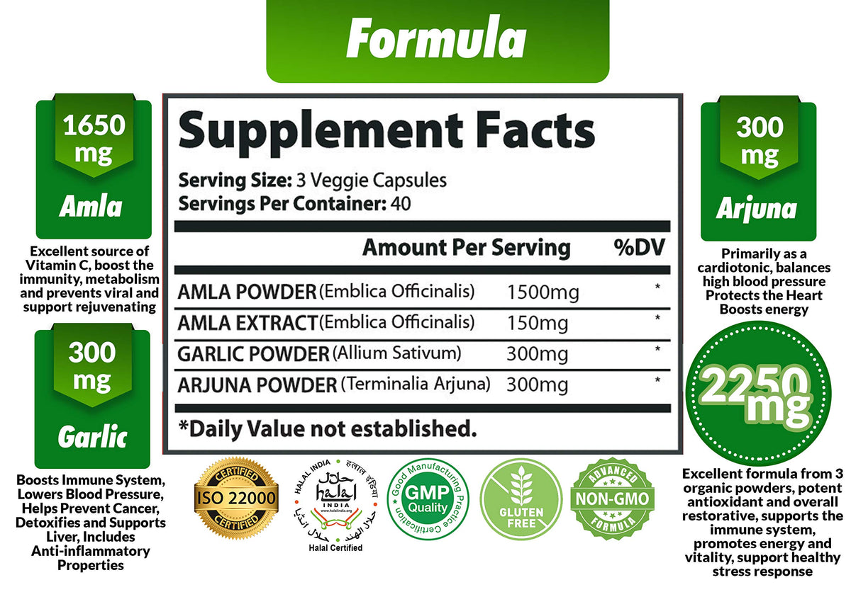 Capsules Amla Bio Cona Nature avec étiquette visible