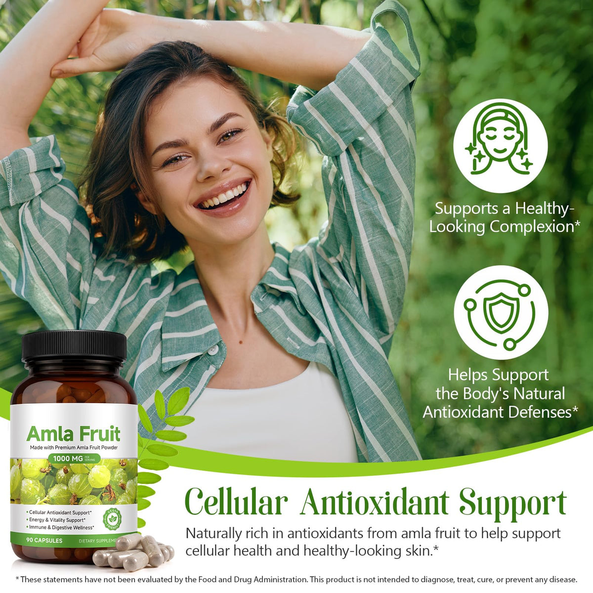 Capsules Amla JYVGNLXS dans un environnement naturel