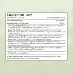 Capsules Amy Myers MD Multi-Enzymes sur fond blanc