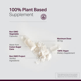 Capsules Anew Vita Policosanol sur un fond neutre