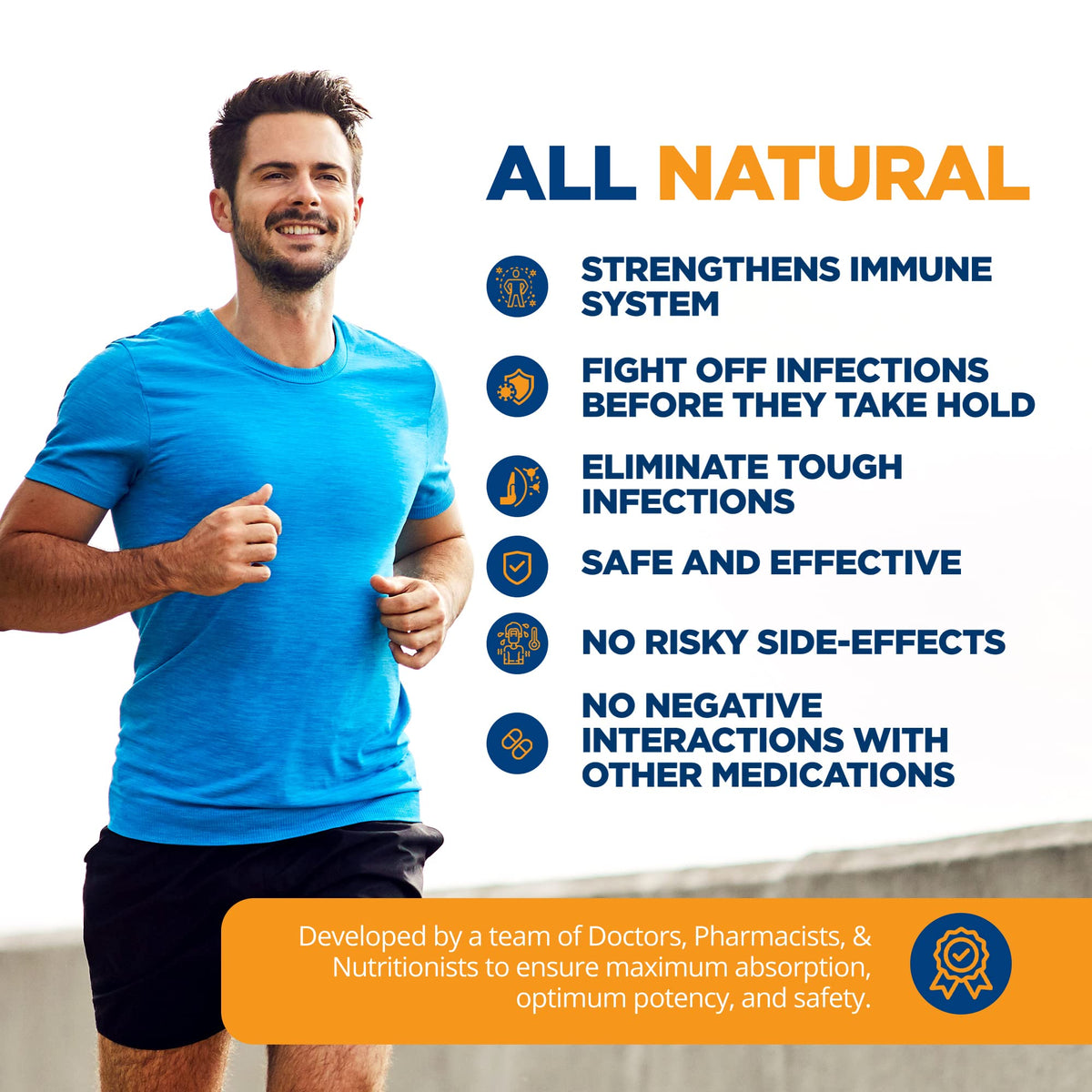 Capsules Anti-B de LifeSource Vitamins dans une main