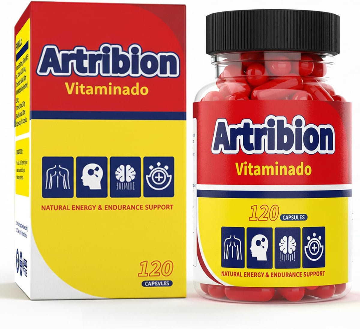 Capsules Artribion Vitaminado MAX 120 capsules vue de face