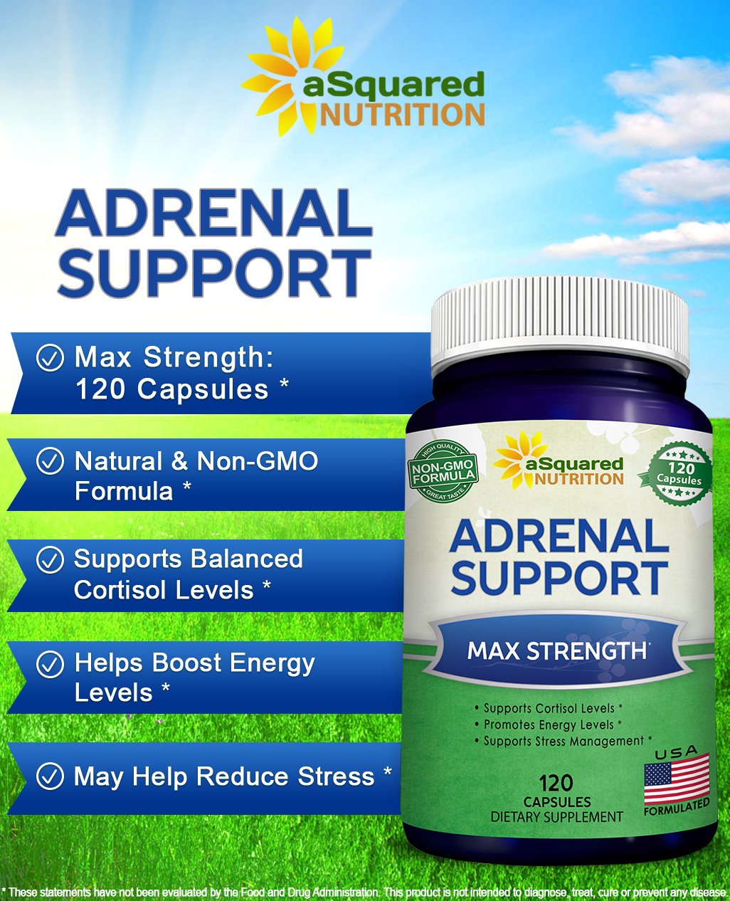 Capsules aSquared Nutrition sur une surface blanche