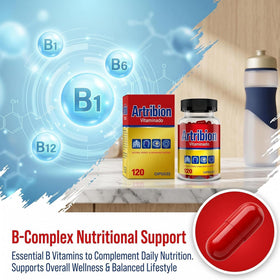Capsules B-Complex NAPEXIX sur fond blanc