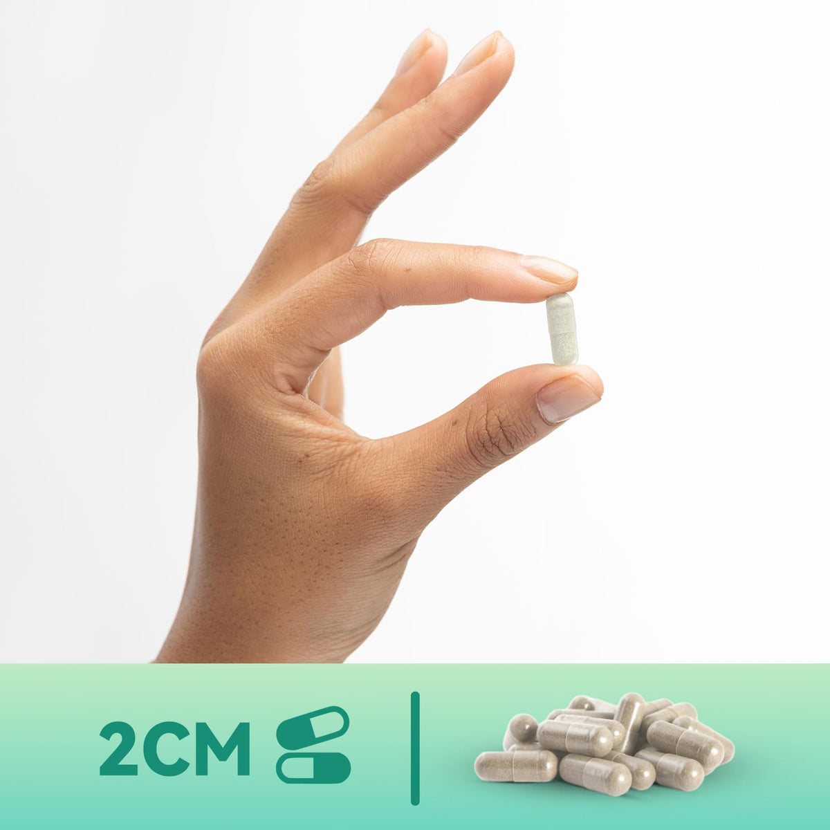 Capsules Babivek iode dans une cuillère