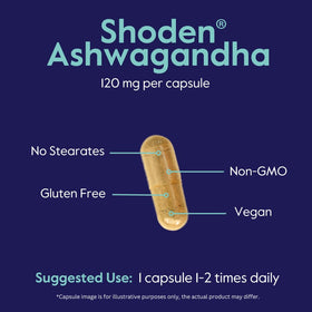 Capsules BESTVITE Advanced Ashwagandha dans une main