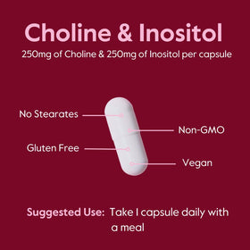 Capsules BESTVITE Choline Inositol prêtes à l'emploi