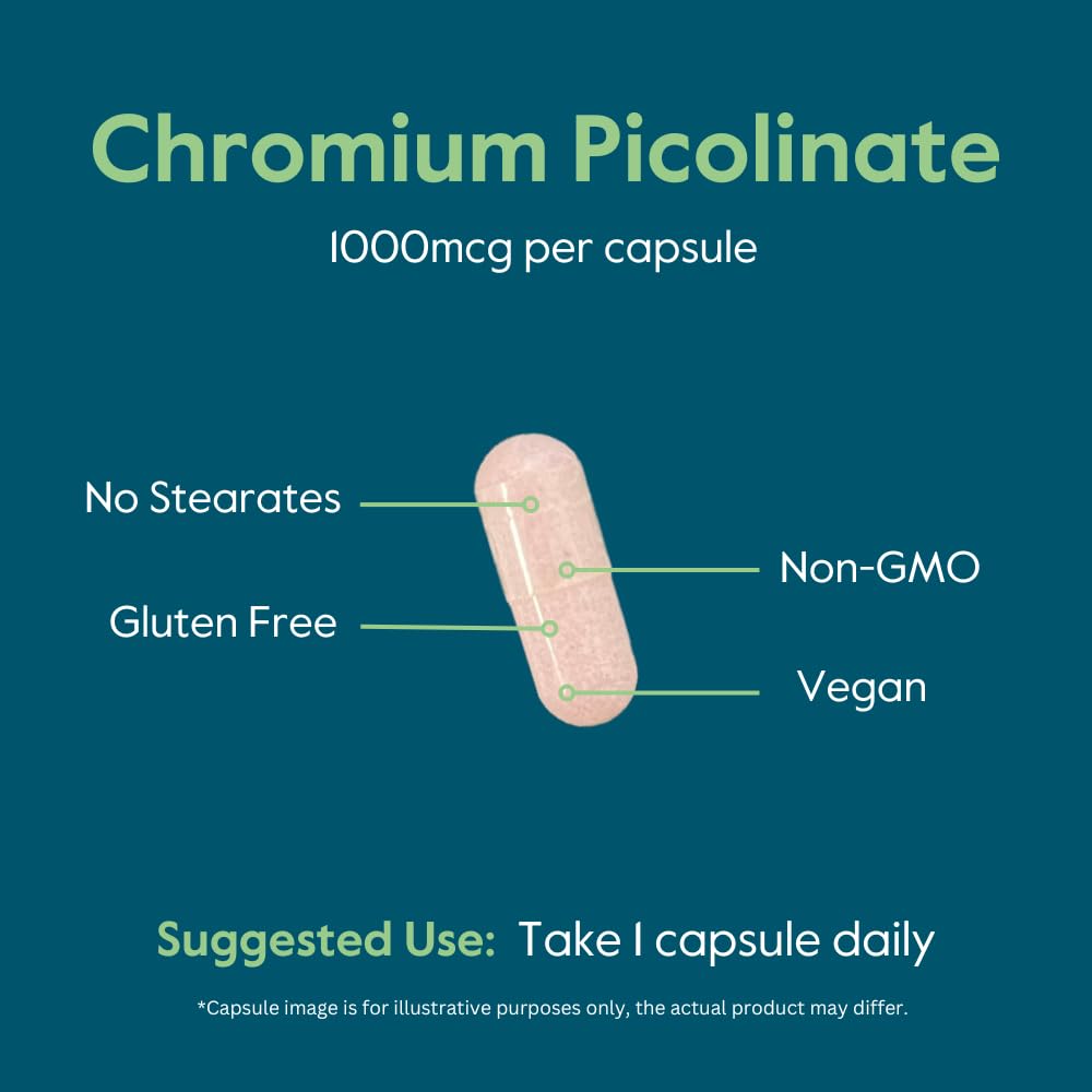 Capsules BESTVITE Picolinate de Chrome avec dosette