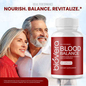 Capsules BioVera d'IDEAL PERFORMANCE sur fond blanc