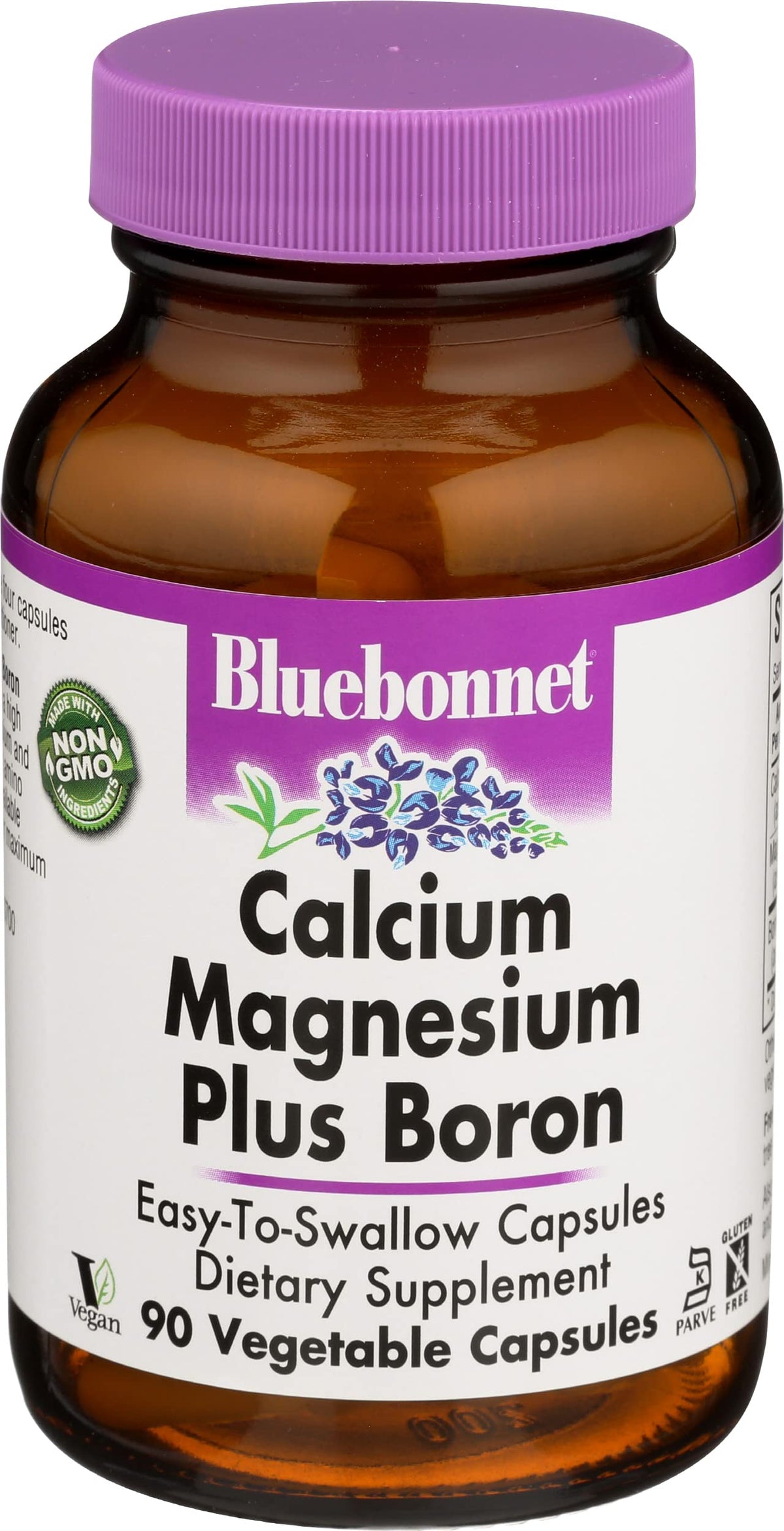 Capsules BlueBonnet Calcium Magnésium Plus Bore vue avant