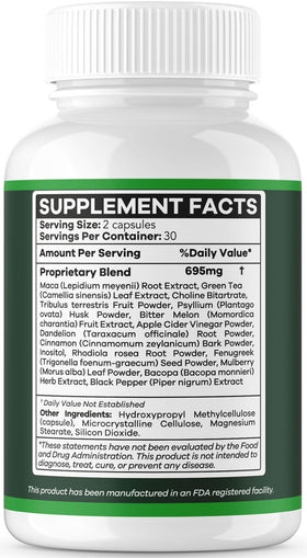 Capsules BrainMary BetaX - étiquette sur le flacon