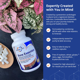 Capsules CardioTabs Calcium MCHA sur une table