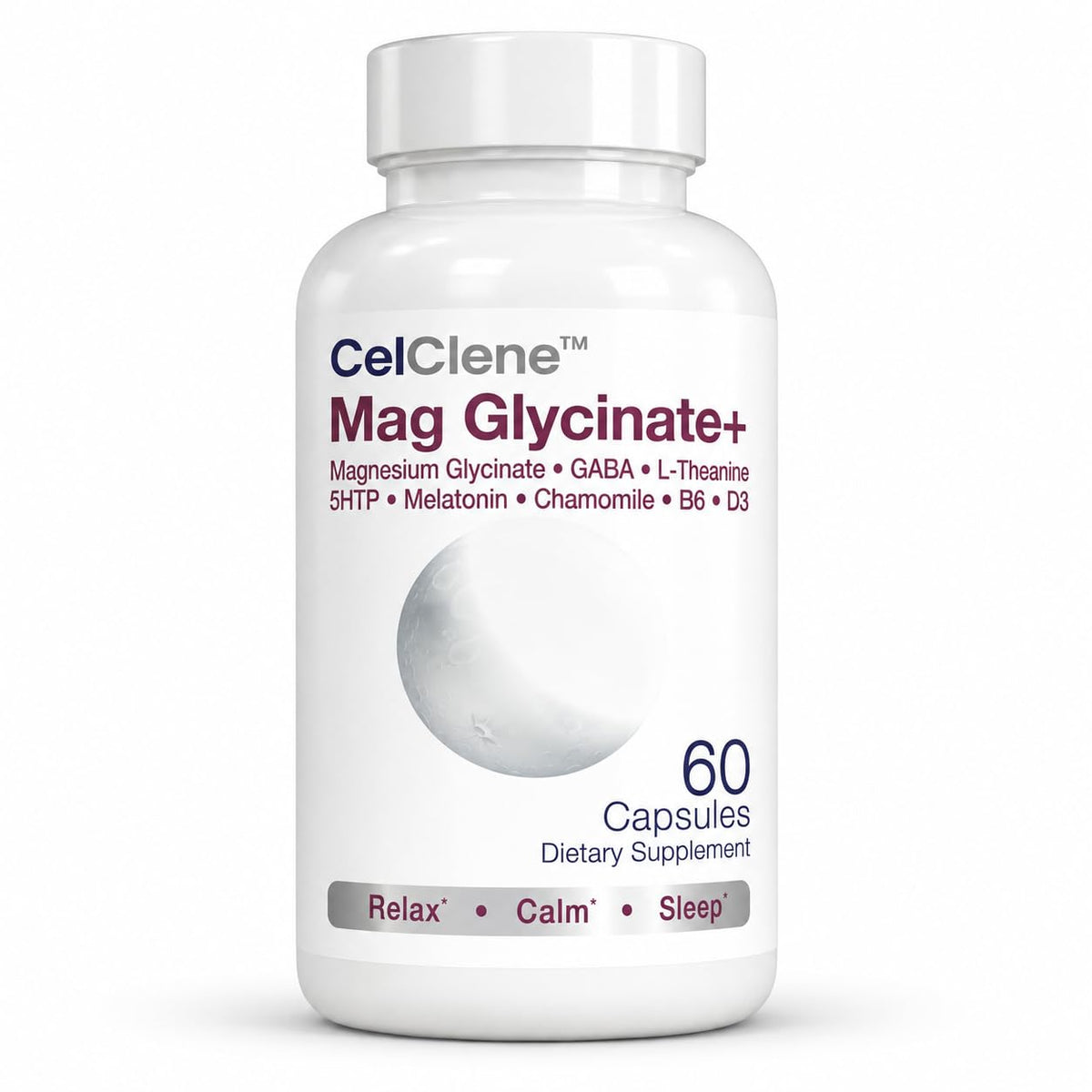 Capsules CELCLENE Magnésium Glycinate+ vue avant