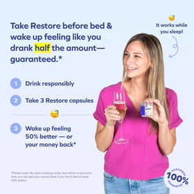 Capsules Cheers Restore pour soutien du foie