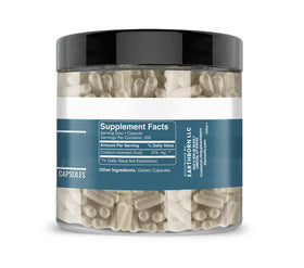 Capsules Cnidium Monnieri Earthborn Elements sur fond blanc