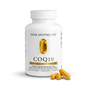 Capsules Coenzyme Q10 200mg Dear Apothecary vue de face