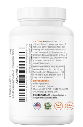 Capsules Curcuma Pur 1 000 mg à côté de plantes médicinales