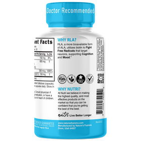 Capsules d'Acide Alpha Lipoïque sur fond blanc