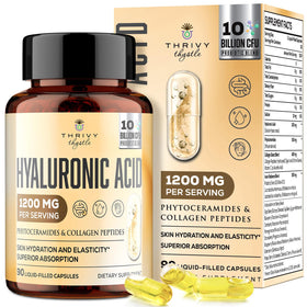 Capsules d'acide hyaluronique ThrivyThystle en boîte