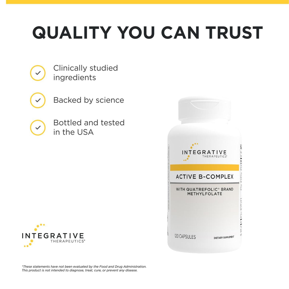 Capsules d'Active B-Complex dans une main