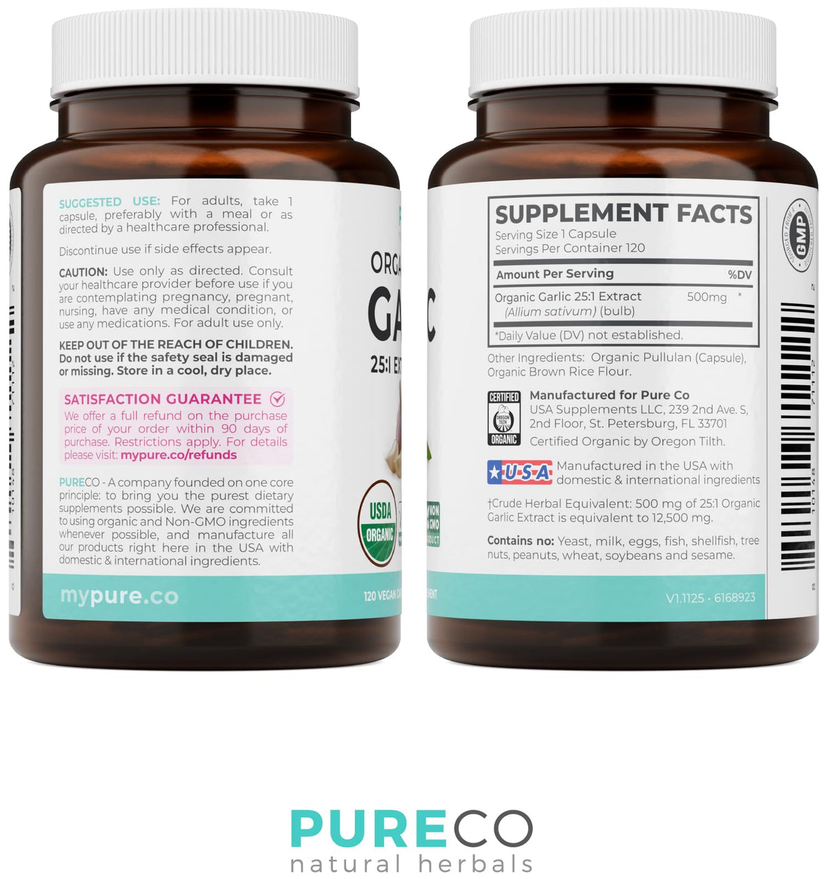 Capsules d'ail bio PURE CO en mode de vie actif