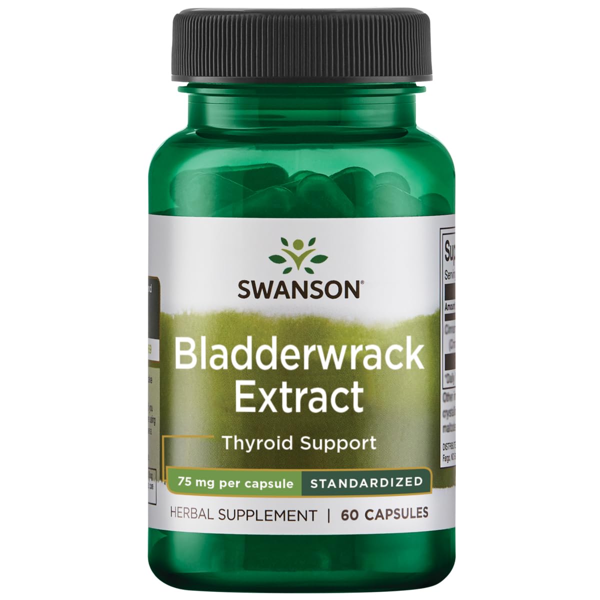Capsules d'Algues Brunes Swanson en vue de face