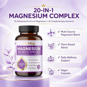 Capsules d'ANEFOSE HerMag 20-en-1 sur fond blanc
