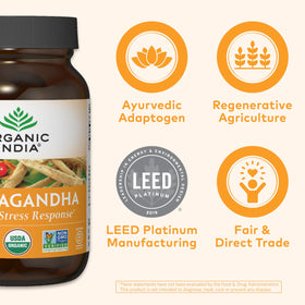 Capsules d'Ashwagandha ORGANIC INDIA - dosage recommandé