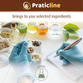 Capsules d'Ashwagandha PRATIC LINE près d'une tasse de thé