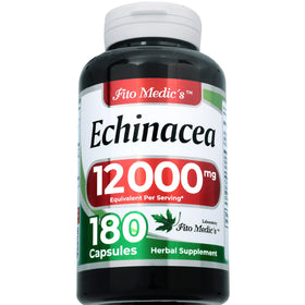 Capsules d'échinacée FITO MEDIC'S sur fond blanc