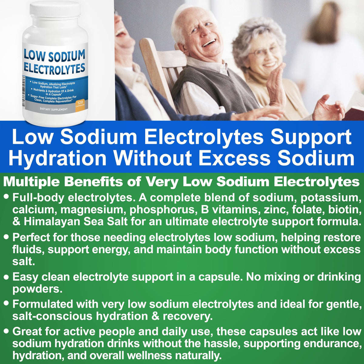 Capsules d'électrolytes Kidney Restore dans un sac de sport