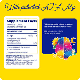Capsules d'Enzymedica Magnesium Mind dans une main